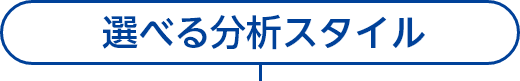 選べる分析スタイル